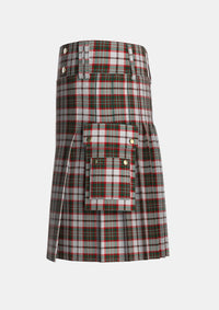Utility_Scott_Dress_Tartan_1006_kilt_left_image_with_pleated_design_and_adjustable_buckles_for_men