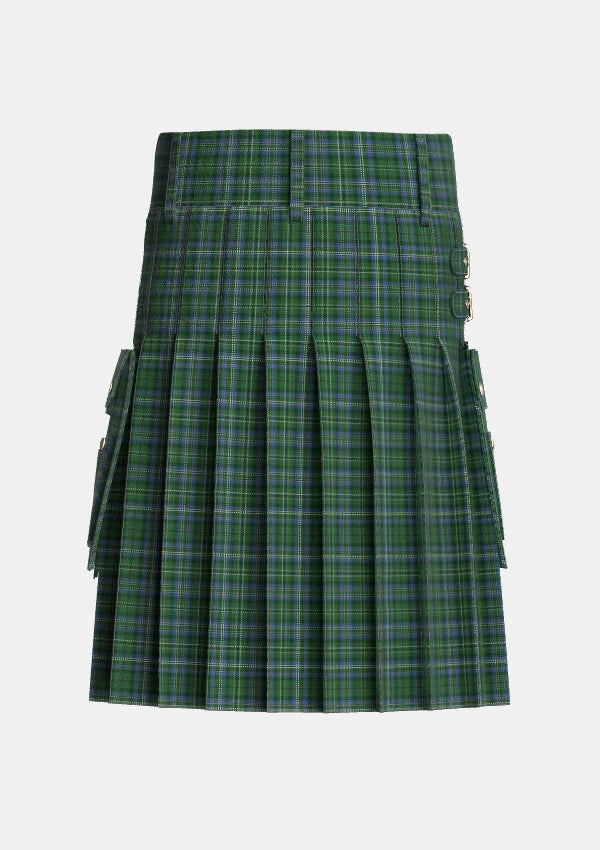 Utility_Scott_Hunting_special_Tartan_763_kilt_back_image_with_pleated_design_and_adjustable_buckles_for_men