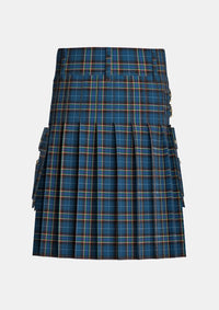 Utility_Scottish_Italian_Tartan_11248_kilt_back_image_with_pleated_design_and_adjustable_buckles_for_men