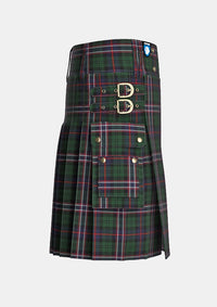 Utility_Scottish_National_Tartan_kilt_right_image_with_pleated_design_and_adjustable_buckles_for_men