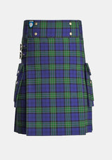 Utility_Scottish_Rugby_Union_Tartan_2101_kilt_front_image_with_pleated_design_and_adjustable_buckles_for_men