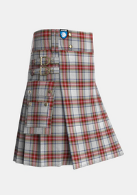 Utility_Seller_Reproduction_Dress_Tartan_1811_kilt_side_image_with_pleated_design_and_adjustable_buckles_for_men