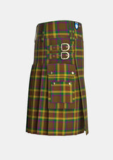 Utility_Shannon_Tartan_7725_kilt_right_image_with_pleated_design_and_adjustable_buckles_for_men