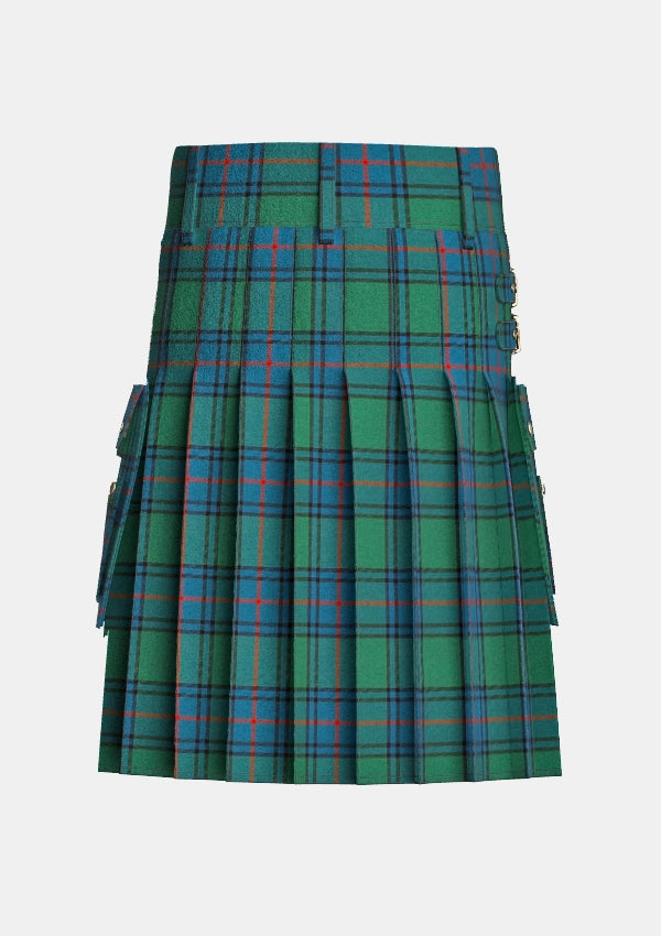 Utility_Shaw_tartan_768_kilt_back_image_with_pleated_design_and_adjustable_buckles_for_men