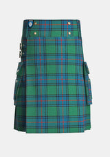 Utility_Shaw_tartan_768_kilt_front_image_with_pleated_design_and_adjustable_buckles_for_men