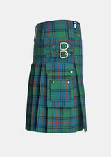 Utility_Shaw_tartan_768_kilt_right_image_with_pleated_design_and_adjustable_buckles_for_men