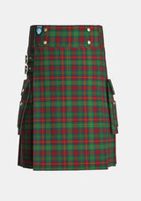 Utility_Shearer_Tartan_3202_kilt_front_image_with_pleated_design_and_adjustable_buckles_for_men