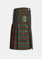 Utility_Shearer_Tartan_3202_kilt_right_image_with_pleated_design_and_adjustable_buckles_for_men