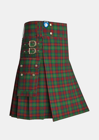 Utility_Shearer_Tartan_3202_kilt_side_image_with_pleated_design_and_adjustable_buckles_for_men