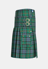 Utility_Sinclair_tartan_kilt_right_image_with_pleated_design_and_adjustable_buckles_for_men
