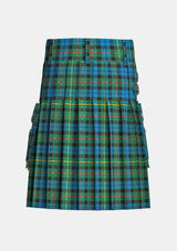Utility_Smith_tartan_kilt_back_image_with_pleated_design_and_adjustable_buckles_for_men