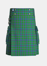 Utility_Snodgrass_Tartan_1216_kilt_front_image_with_pleated_design_and_adjustable_buckles_for_men