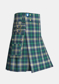 Utility_Sound_Of_Iona_Tartan_11041_kilt_side_image_with_pleated_design_and_adjustable_buckles_for_men