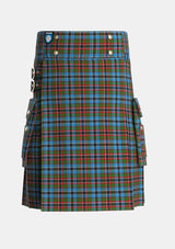Utility_Soutar_Souter_Tartan_3976_kilt_front_image_with_pleated_design_and_adjustable_buckles_for_men