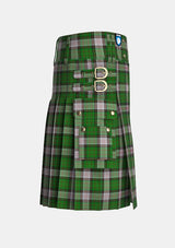Utility_Spanish_Shirt_Tartan_4399_kilt_right_image_with_pleated_design_and_adjustable_buckles_for_men