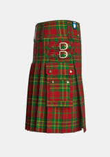 Utility_Spice_Apple_Tartan_5314_kilt_right_image_with_pleated_design_and_adjustable_buckles_for_men