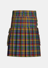 Utility_Spiers_Tartan_kilt_back_image_with_pleated_design_and_adjustable_buckles_for_men