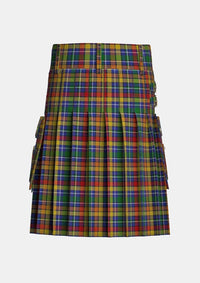 Utility_Spiers_Tartan_kilt_back_image_with_pleated_design_and_adjustable_buckles_for_men