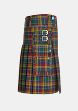 Utility_Spiers_Tartan_kilt_right_image_with_pleated_design_and_adjustable_buckles_for_men