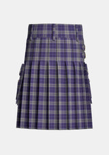 Utility_Spirit_of_Glasgow_Tartan_13473_kilt_back_image_with_pleated_design_and_adjustable_buckles_for_men
