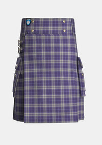 Utility_Spirit_of_Glasgow_Tartan_13473_kilt_front_image_with_pleated_design_and_adjustable_buckles_for_men