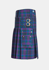 Utility_Spirit_of_Scotland_tartan_2451_kilt_right_image_with_pleated_design_and_adjustable_buckles_for_men