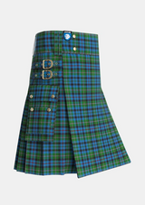 Utility_Stephenson_Hunting_2_Tartan_770_kilt_side_image_with_pleated_design_and_adjustable_buckles_for_men