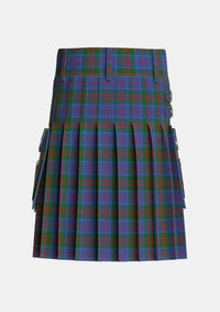 Utility_Stewart_of_Appin_2_Tartan_428_kilt_back_image_with_pleated_design_and_adjustable_buckles_for_men