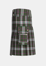 Utility_Stewart_of_Appin_Dress_1_Tartan_924_kilt_left_image_with_pleated_design_and_adjustable_buckles_for_men