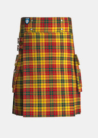 Utility_Strathearn_Tartan_1890_kilt_front_image_with_pleated_design_and_adjustable_buckles_for_men