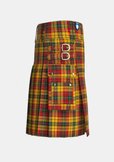 Utility_Strathearn_Tartan_1890_kilt_right_image_with_pleated_design_and_adjustable_buckles_for_men