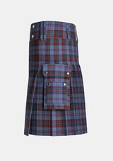 Utility_Taggart_Tartan_10003_kilt_left_image_with_pleated_design_and_adjustable_buckles_for_men