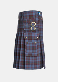 Utility_Taggart_Tartan_10003_kilt_right_image_with_pleated_design_and_adjustable_buckles_for_men