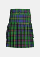 Utility_Tait_1_Tartan_5949_kilt_back_image_with_pleated_design_and_adjustable_buckles_for_men