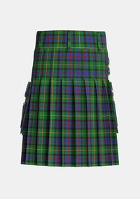 Utility_Tait_1_Tartan_5949_kilt_back_image_with_pleated_design_and_adjustable_buckles_for_men