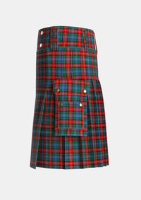 Utility_Teall_of_Teallach_Tartan_1065_kilt_left_image_with_pleated_design_and_adjustable_buckles_for_men