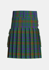 Utility_Tennant_Yules_Tartan_1656_kilt_back_image_with_pleated_design_and_adjustable_buckles_for_men