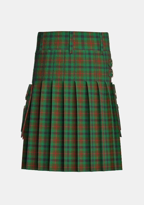 Utility_Tennant_tartan_1110_kilt_back_image_with_pleated_design_and_adjustable_buckles_for_men
