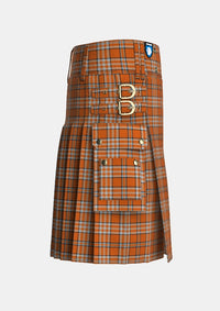 Utility_Tennessee_Volunteer_Tartan_kilt_right_image_with_pleated_design_and_adjustable_buckles_for_men