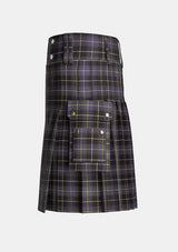 Utility_Teylu_Coleman_Tartan_10792_kilt_left_image_with_pleated_design_and_adjustable_buckles_for_men