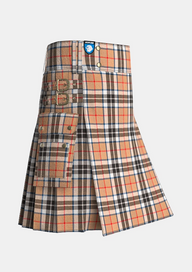Utility_Thomson_tartan_kilt_side_image_with_pleated_design_and_adjustable_buckles_for_men