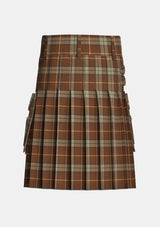 Utility_Tinkler_Andrew_Tartan_10273_kilt_back_image_with_pleated_design_and_adjustable_buckles_for_men