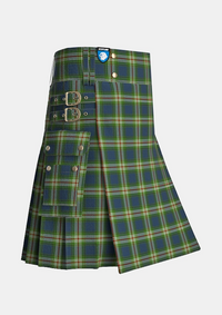Utility_Todd_Tartan_5107_kilt_side_image_with_pleated_design_and_adjustable_buckles_for_men