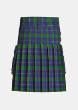 Utility_Tulloch_Tartan_12015_kilt_back_image_with_pleated_design_and_adjustable_buckles_for_men