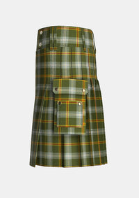 Utility_Tully_Andrew_Michael_Family_Tartan_13367_kilt_left_image_with_pleated_design_and_adjustable_buckles_for_men