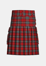 Utility_Turner_tartan_6285_kilt_back_image_with_pleated_design_and_adjustable_buckles_for_men