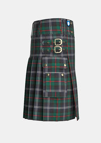 Utility_Urquhart_Modern_Tartan_kilt_right_image_with_pleated_design_and_adjustable_buckles_for_men