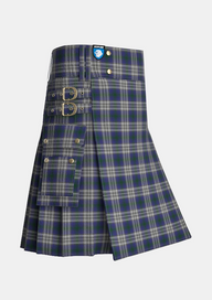 Utility_Viking_Heritage_tartan_13348_kilt_side_image_with_pleated_design_and_adjustable_buckles_for_men