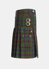 Utility_Vosko_Tartan_373_kilt_right_image_with_pleated_design_and_adjustable_buckles_for_men