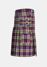 Utility_Walker_Dress_Tartan_2070_kilt_right_image_with_pleated_design_and_adjustable_buckles_for_men